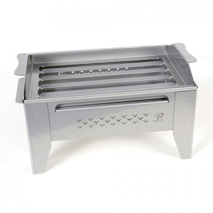 Brasero inox para mantener la comida caliente - Barbacoas.com