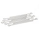 Set de 10 pinchos de acero inoxidable para barbacoa