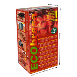 Carbón EcoBrasa de fibra de coco