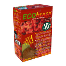 Carbón Ecobrasa de fibra de coco (10kg)