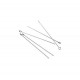 Set de 10 pinchos de inoxidable