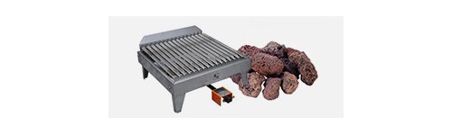 Barbacoas de piedras lava